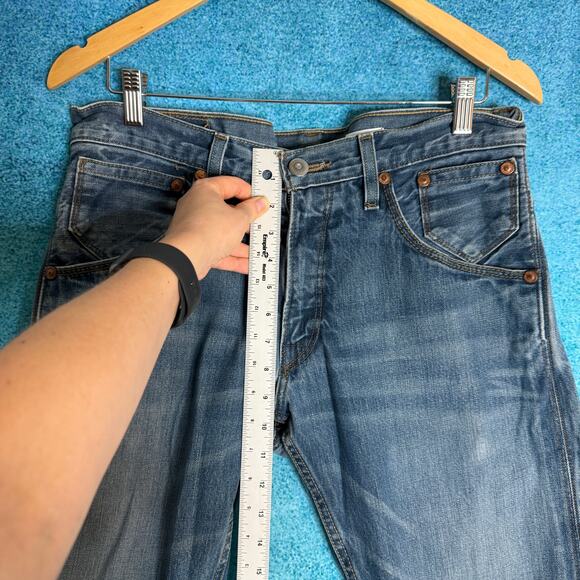 Levi’s 514 Men’s Jeans 34x34 Vintage Straight Fit 100% Cotton Made in Mexico - Picture 4 of 16